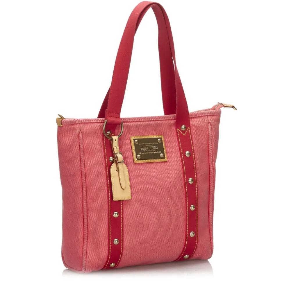 Louis Vuitton Vintage - Antigua Hippo MM Shoulder Bag - Pink - Fabric and Canvas Handbag - Luxury High Quality - Avvenice