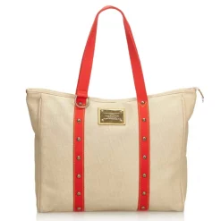 Louis Vuitton Vintage - Antigua Cabas GM Bag - Pink Rose - Canvas and Leather Handbag - Luxury High Quality - Avvenice