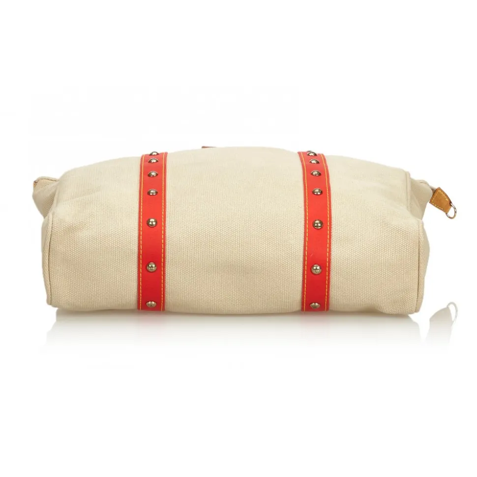 Louis Vuitton Vintage - Antigua Cabas GM Bag - Pink Rose - Canvas and Leather Handbag - Luxury High Quality - Avvenice