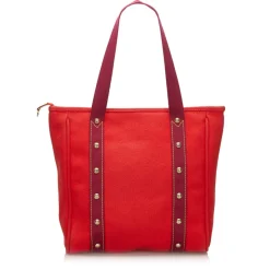 Louis Vuitton Vintage - Antigua Cabas MM Bag - Red - Fabric and Canvas Handbag - Luxury High Quality - Avvenice
