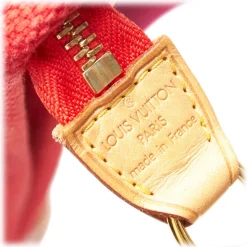 Louis Vuitton Vintage - Antigua Cabas MM Bag - Red - Fabric and Canvas Handbag - Luxury High Quality - Avvenice