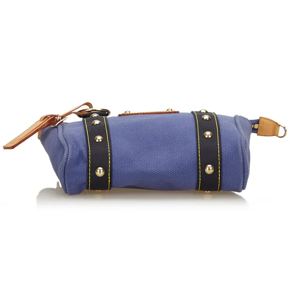 Louis Vuitton Vintage - Antigua Cabas PM Bag - Blue Black - Canvas and Leather Handbag - Luxury High Quality - Avvenice