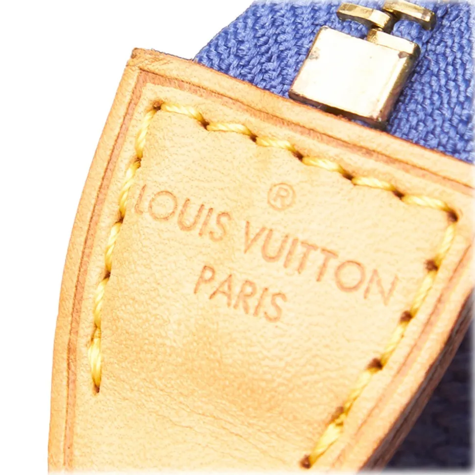 Louis Vuitton Vintage - Antigua Cabas PM Bag - Blue Black - Canvas and Leather Handbag - Luxury High Quality - Avvenice