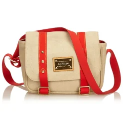 Louis Vuitton Vintage - Antigua Besace PM Bag - Brown Beige - Taiga Leather and Leather Handbag - Luxury High Quality - Avvenice