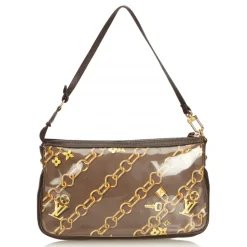 Louis Vuitton Vintage - Charms Pochette Accessories Bag - Brown - Plastic, Vinyl and Leather Handbag - Luxury High Quality - Avvenice