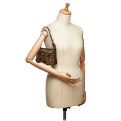 Louis Vuitton Vintage - Charms Pochette Accessories Bag - Brown - Plastic, Vinyl and Leather Handbag - Luxury High Quality - Avvenice