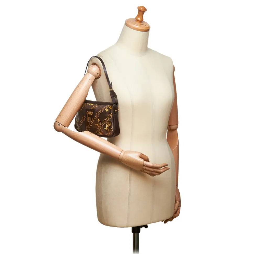 Louis Vuitton Vintage - Charms Pochette Accessories Bag - Brown - Plastic, Vinyl and Leather Handbag - Luxury High Quality - Avvenice