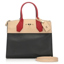 Louis Vuitton Vintage - City Steamer MM Bag - Black Multi - Canvas Leather Calf Handbag - Luxury High Quality - Avvenice