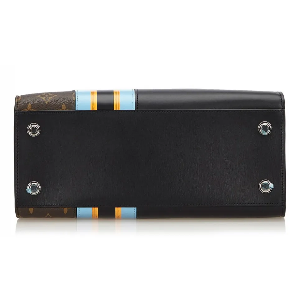 Louis Vuitton Vintage - City Steamer MM Bag - Black - Canvas Leather Calf Handbag - Luxury High Quality - Avvenice