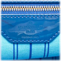 Louis Vuitton Vintage - Cosmic Blossom PM Bag - Blue - PVC and Leather Handbag - Luxury High Quality - Avvenice