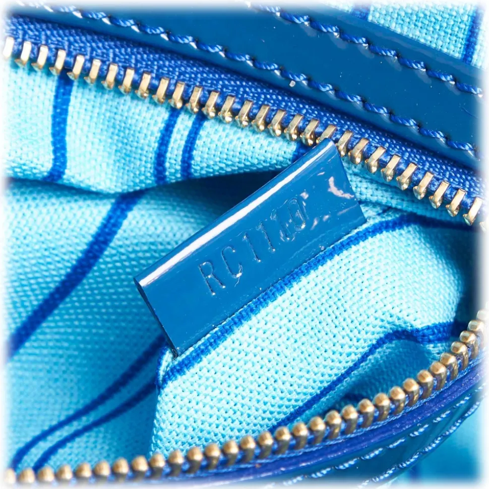 Louis Vuitton Vintage - Cosmic Blossom PM Bag - Blue - PVC and Leather Handbag - Luxury High Quality - Avvenice