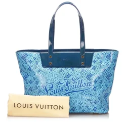 Louis Vuitton Vintage - Cosmic Blossom PM Bag - Blue - PVC and Leather Handbag - Luxury High Quality - Avvenice