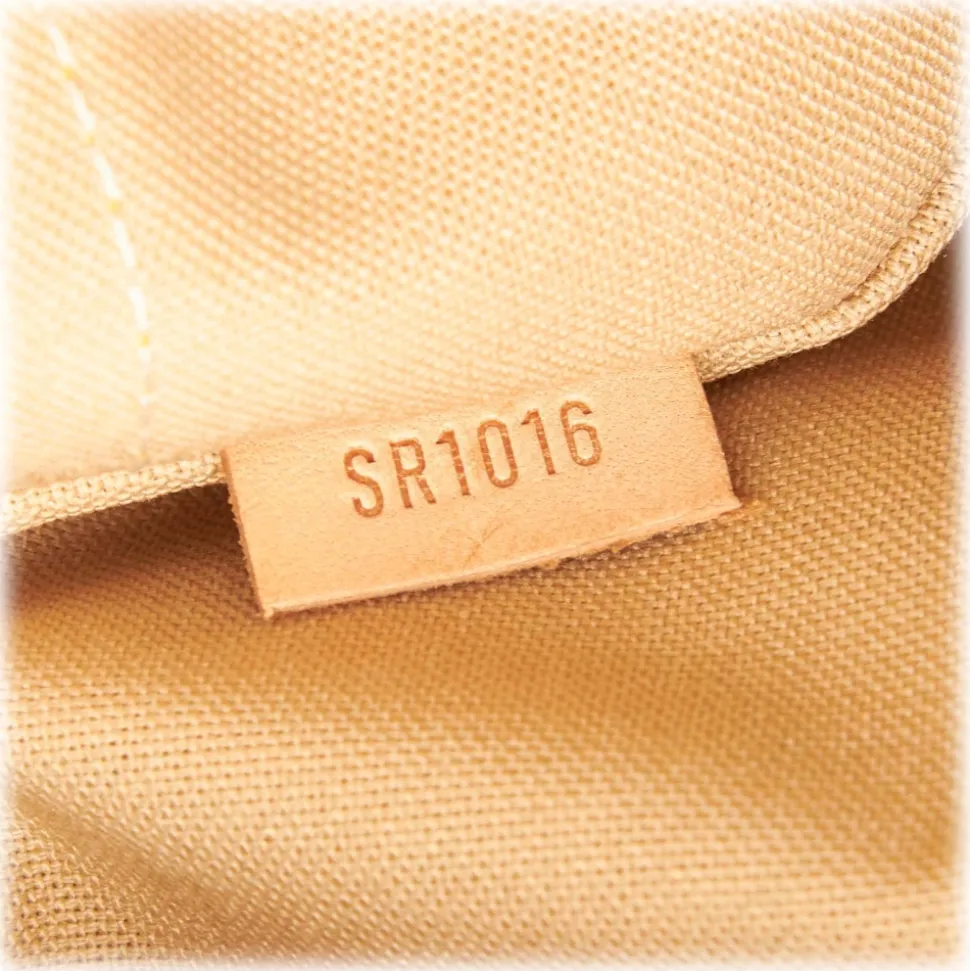 Louis Vuitton Vintage - Damier Azur Naviglio Bag - White Ivory Blue - Damier Leather Handbag - Luxury High Quality - Avvenice