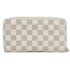Louis Vuitton Vintage - Damier Azur Zippy Wallet - White Ivory Blue - Damier Leather Handbag - Luxury High Quality - Avvenice