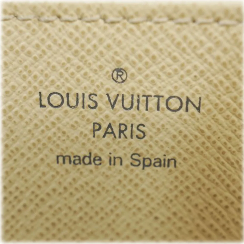 Louis Vuitton Vintage - Damier Azur Zippy Wallet - White Ivory Blue - Damier Leather Handbag - Luxury High Quality - Avvenice