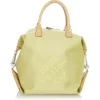 Louis Vuitton Vintage - Damier Geant Americas Cup Cube - Light Green Brown - Nylon and Leather Satchel - Luxury High Quality - Avvenice