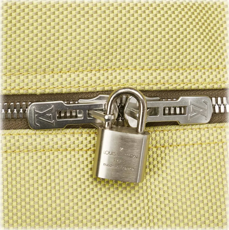 Louis Vuitton Vintage - Damier Geant Americas Cup Cube - Light Green Brown - Nylon and Leather Satchel - Luxury High Quality - Avvenice