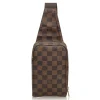 Louis Vuitton Vintage - Damier Ebene Geronimos Bag - Brown - Monogram Canvas and Leather Shoulder Bag - Luxury High Quality - Avvenice