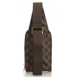 Louis Vuitton Vintage - Damier Ebene Geronimos Bag - Brown - Monogram Canvas and Leather Shoulder Bag - Luxury High Quality - Avvenice