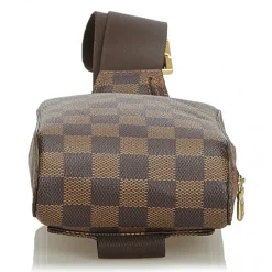 Louis Vuitton Vintage - Damier Ebene Geronimos Bag - Brown - Monogram Canvas and Leather Shoulder Bag - Luxury High Quality - Avvenice