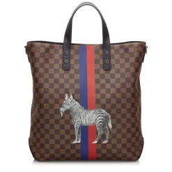 Louis Vuitton Vintage - Damier Savane Atlas Chapman Brothers Zebra Bag - Brown - Leather Handbag - Luxury High Quality - Avvenice
