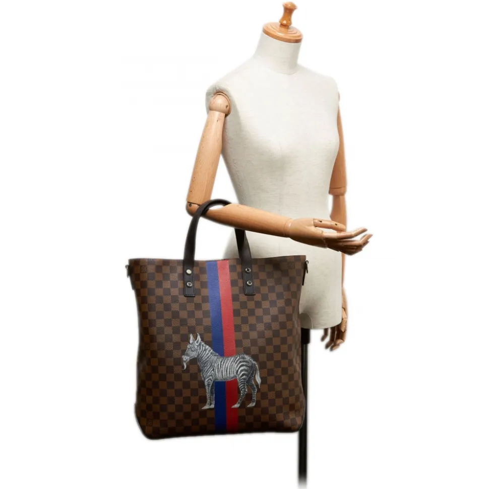 Louis Vuitton Vintage - Damier Savane Atlas Chapman Brothers Zebra Bag - Brown - Leather Handbag - Luxury High Quality - Avvenice