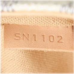 Louis Vuitton Vintage - Damier Azure Figheri PM Bag - White Ivory Blue - Damier Canvas and Leather Handbag - Luxury High Quality - Avvenice