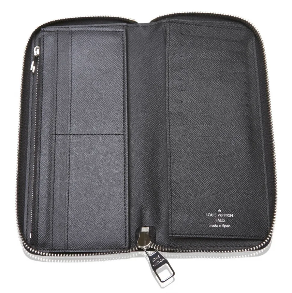 Louis Vuitton Vintage - Damier Graphite Vertical Zippy Wallet - Graphite - Damier Leather Wallet - Luxury High Quality - Avvenice