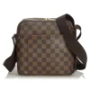 Louis Vuitton Vintage - Damier Ebene Olav PM Bag - Brown - Damier Canvas and Leather Handbag - Luxury High Quality - Avvenice