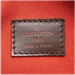 Louis Vuitton Vintage - Damier Ebene Olav PM Bag - Brown - Damier Canvas and Leather Handbag - Luxury High Quality - Avvenice