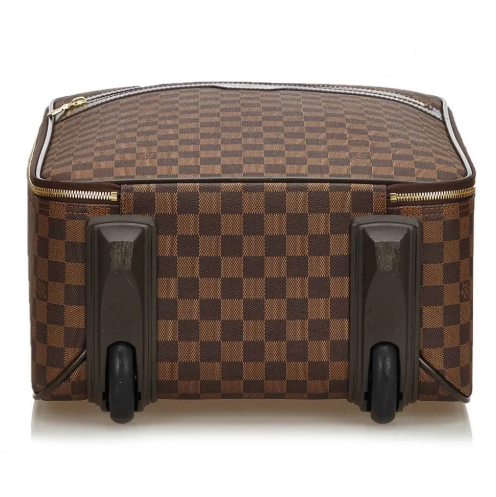 Louis Vuitton Vintage - Damier Ebene Pegase 50 Trolley - Brown - Leather Trolley - Luxury High Quality - Avvenice