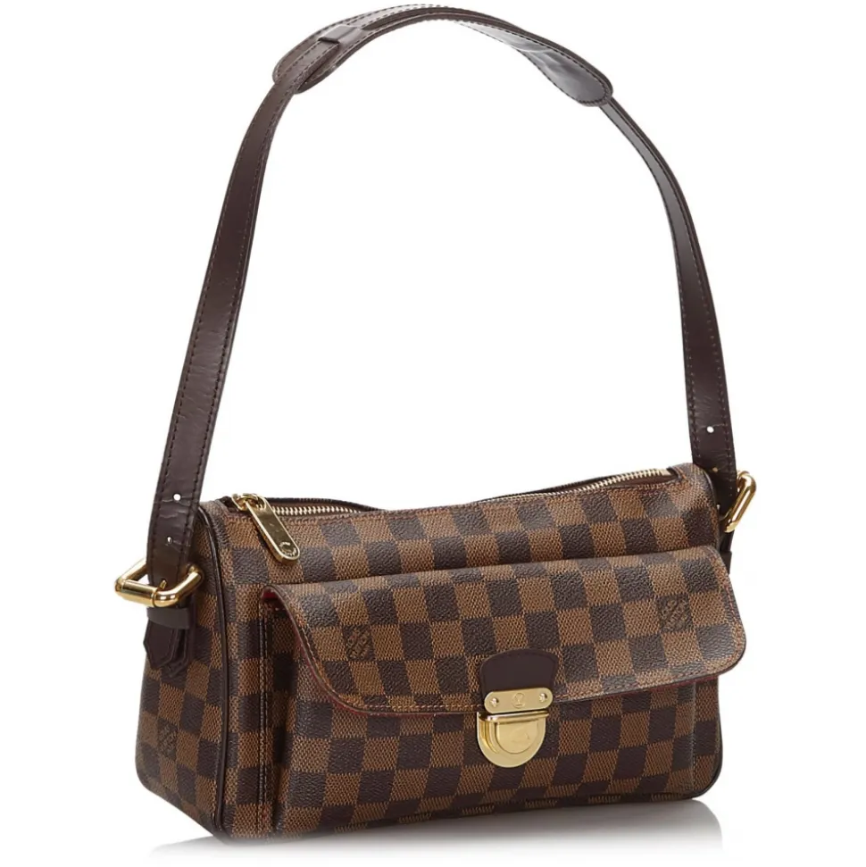 Louis Vuitton Vintage - Damier Ebene Ravello GM Bag - Brown - Damier Canvas and Leather Handbag - Luxury High Quality - Avvenice