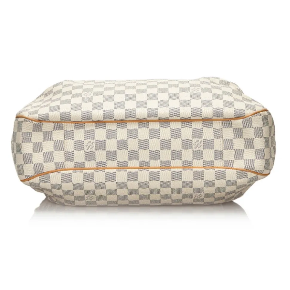 Louis Vuitton Vintage - Damier Azur Evora MM Bag - White Ivory Blue - Damier Leather Handbag - Luxury High Quality - Avvenice