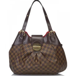 Louis Vuitton Vintage - Damier Ebene Sistina GM Bag - Brown - Damier Canvas and Leather Handbag - Luxury High Quality - Avvenice