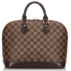 Louis Vuitton Vintage - Damier Ebene Alma PM Bag - Brown - Leather Handbag - Luxury High Quality - Avvenice