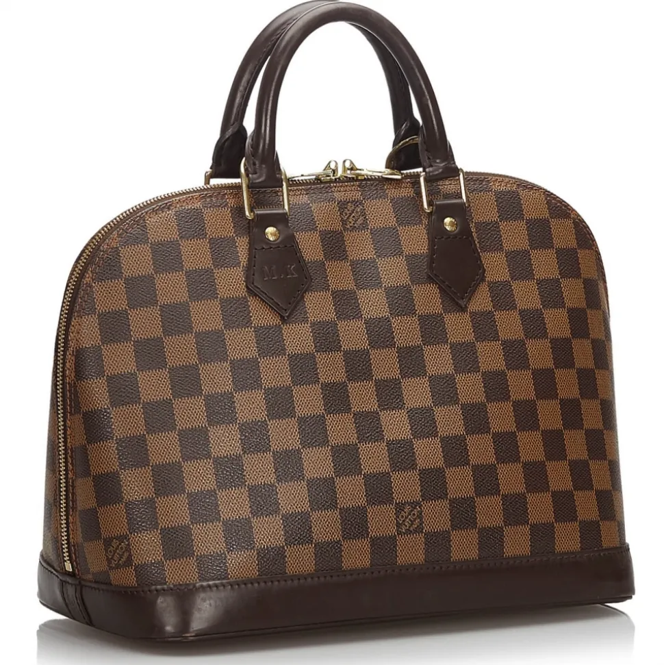 Louis Vuitton Vintage - Damier Ebene Alma PM Bag - Brown - Leather Handbag - Luxury High Quality - Avvenice