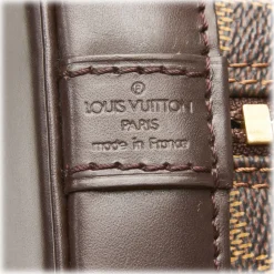 Louis Vuitton Vintage - Damier Ebene Alma PM Bag - Brown - Leather Handbag - Luxury High Quality - Avvenice