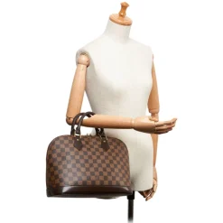 Louis Vuitton Vintage - Damier Ebene Alma PM Bag - Brown - Leather Handbag - Luxury High Quality - Avvenice
