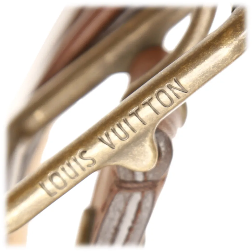 Louis Vuitton Vintage - Damier Azur San Tulle Belt - Blue White - Leather Belt - Luxury High Quality - Avvenice