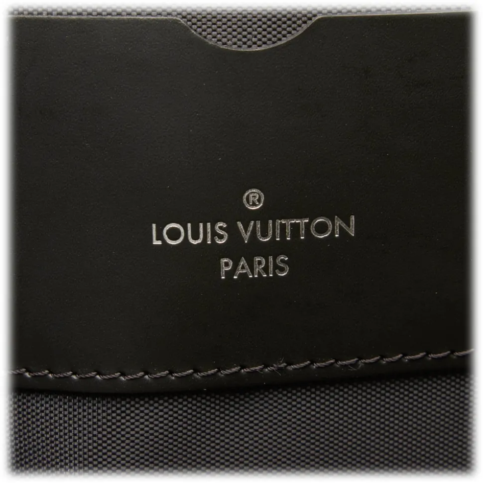 Louis Vuitton Vintage - Damier Graphite Pegase 55 - Black Gray - Damier Canvas and Leather Trolley - Luxury High Quality - Avvenice