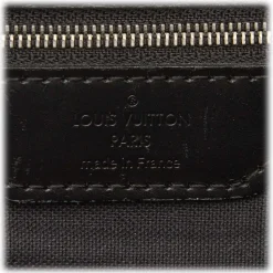 Louis Vuitton Vintage - Damier Graphite Sac Leoh Bag - Black Gray - Damier Canvas and Leather Handbag - Luxury High Quality - Avvenice