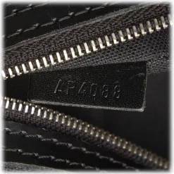 Louis Vuitton Vintage - Damier Graphite Sac Leoh Bag - Black Gray - Damier Canvas and Leather Handbag - Luxury High Quality - Avvenice