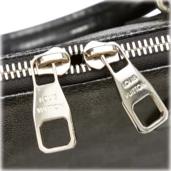 Louis Vuitton Vintage - Damier Graphite Porte Documents Black Gray - Canvas and Calf Leather Business Bag - Luxury High Quality - Avvenice