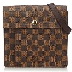 Louis Vuitton Vintage - Damier Ebene Pimlico Bag - Brown - Damier Canvas and Leather Handbag - Luxury High Quality - Avvenice