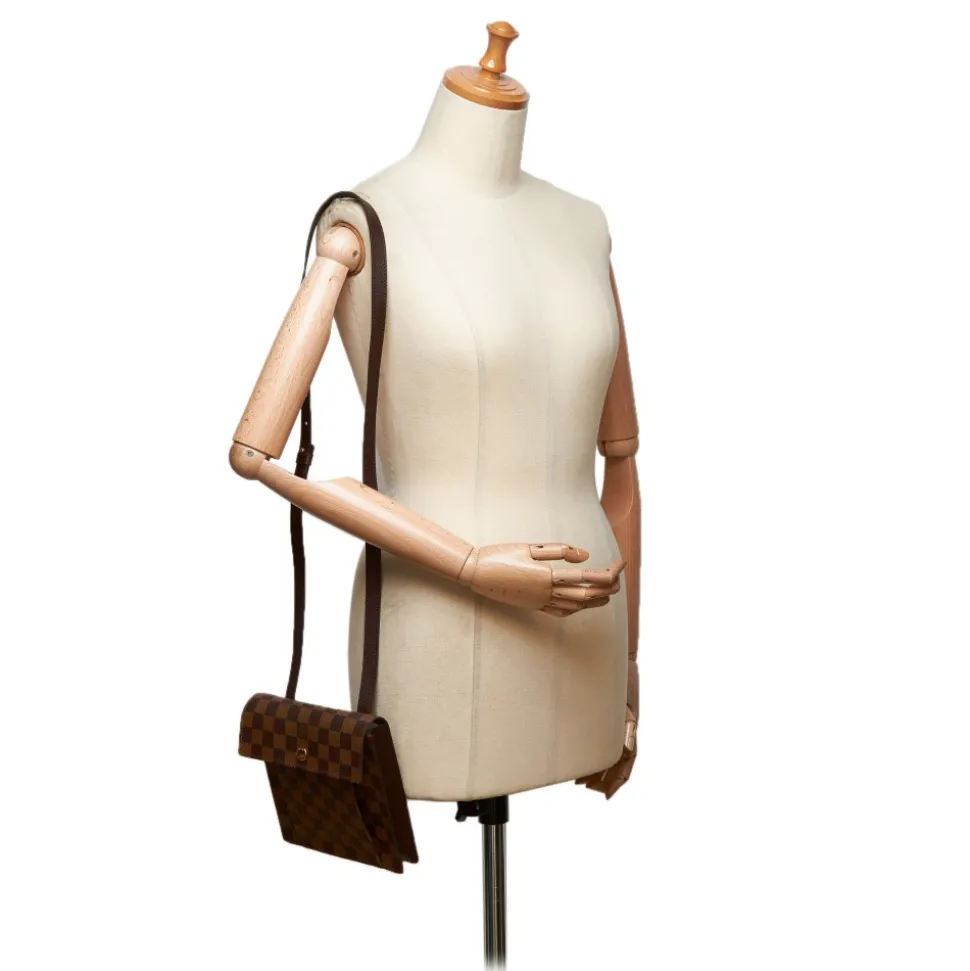 Louis Vuitton Vintage - Damier Ebene Pimlico Bag - Brown - Damier Canvas and Leather Handbag - Luxury High Quality - Avvenice