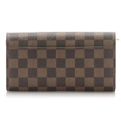 Louis Vuitton Vintage - Damier Ebene Sarah NM Wallet - Brown - Leather Wallet - Luxury High Quality - Avvenice