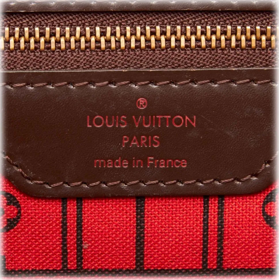 Louis Vuitton Vintage - Damier Ebene Brera Bag - Brown - Leather Handbag - Luxury High Quality - Avvenice