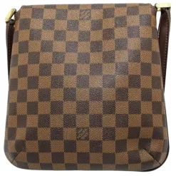 Louis Vuitton Vintage - Damier Ebene Musette Salsa - Brown - Damier Canvas and Calf Leather Crossbody Bag - Luxury High Quality - Avvenice