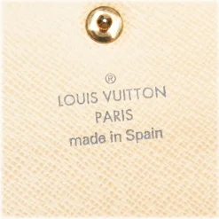 Louis Vuitton Vintage - Damier Azur Sarah Wallet - White Ivory Blue - Damier Leather Handbag - Luxury High Quality - Avvenice