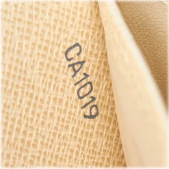 Louis Vuitton Vintage - Damier Azur Sarah Wallet - White Ivory Blue - Damier Leather Handbag - Luxury High Quality - Avvenice